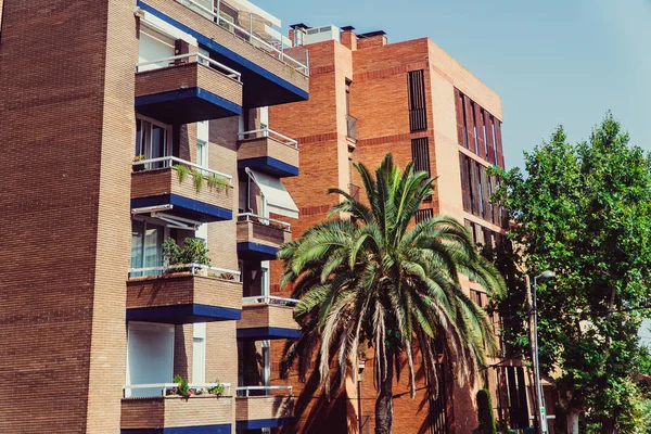 Residential buildings. Residential buildings in the city of Barcelona