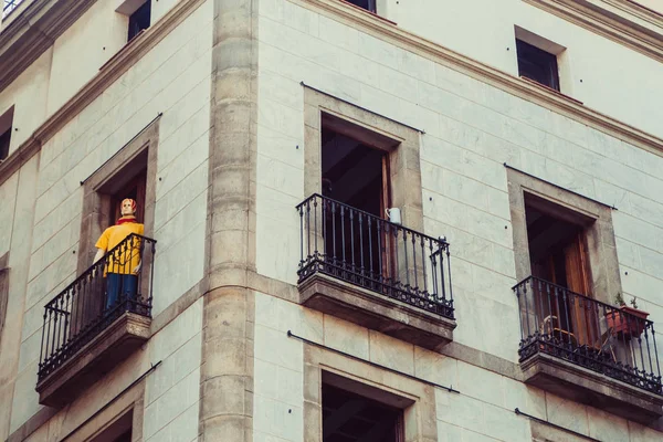 Жилые Здания Жилые Здания Барселоне — стоковое фото