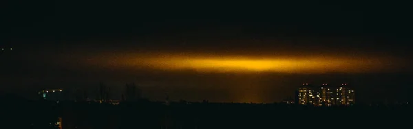 Ασυνήθιστα Φαινόμενα Φως Σαν Μια Πυρηνική Έκρηξη — Φωτογραφία Αρχείου