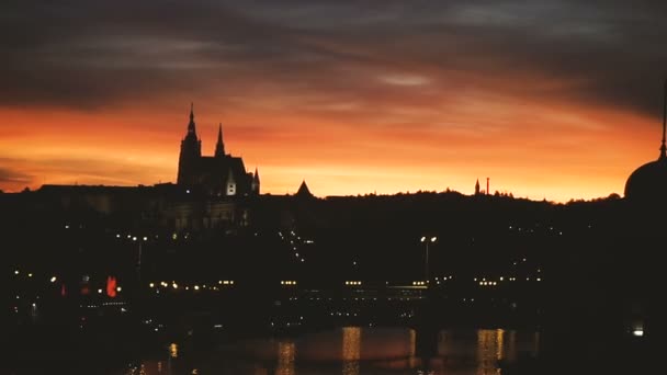 Arquitectura Ciudad Praga — Vídeo de stock