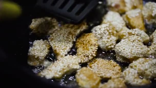 Cuisiner Poulet Frit Cuisson Poulet Frit — Video