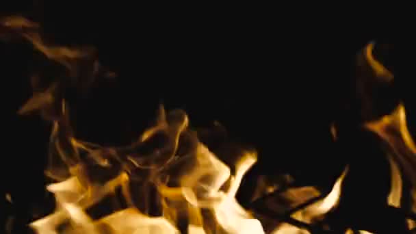 火灾中的火焰 — 图库视频影像