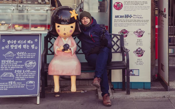 Seoul Zuid-Korea - 26 januari 2019. Reizen met de stad — Stockfoto