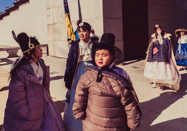Seoul Sydkorea - 26 januari 2019. Historiska museer av Seou — Stockfoto