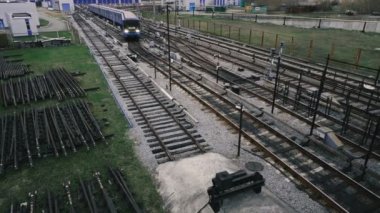 Depo metrosu. Kiev depo metrosu. Kiev, Ukrayna.
