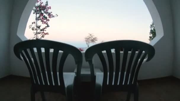 Finestra Con Vista Sul Mare — Video Stock