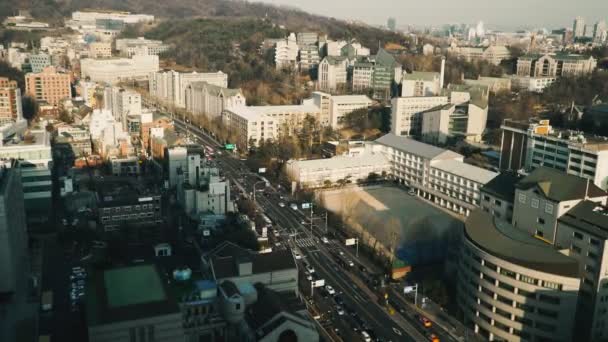 韓国ソウルのアーキテクチャ ソウル市 — ストック動画