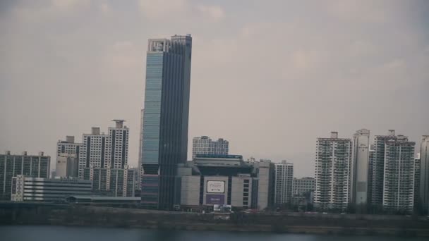 Architektura Mosty Města Soul Jižní Korea — Stock video