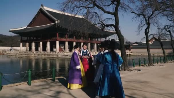 Corée Sud Seoul Janvier 2019 Musées Historiques Séoul Dressy Coréens — Video