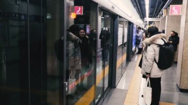 Seul Güney Kore - 24 Ocak 2019. Seul Metropolitan