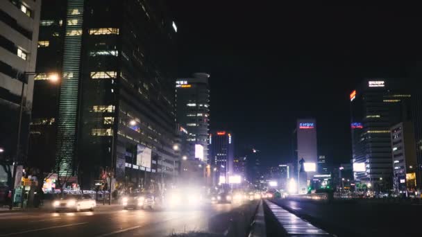 Corea Del Sud Seoul Gennaio 2019 Seoul Città Con Gente — Video Stock