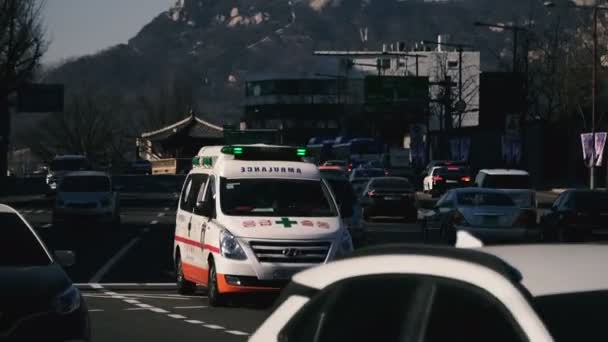 Seul Güney Kore Ocak 2019 Seoul Şehir Halk Ile — Stok video