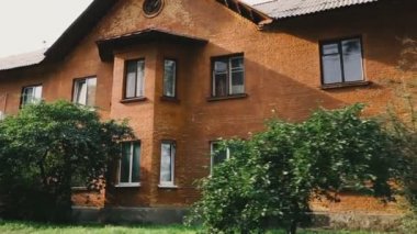 Kiev şehrinin yoksul ilçeleri. Ukrayna.