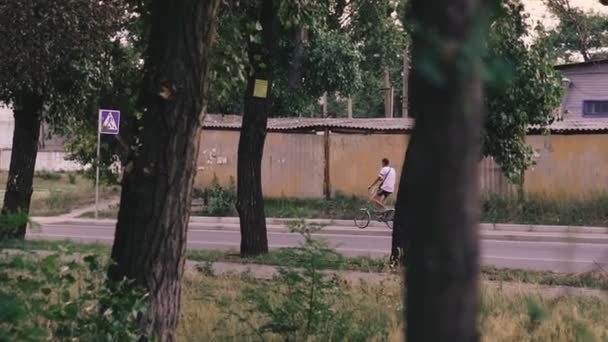 Quartieri Poveri Della Città Kiev Ucraina — Video Stock