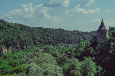 Kamyanets-Podilsky eski kale bir ortaçağ kalesi