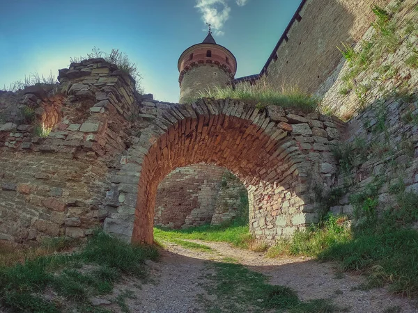 Antiguo Castillo Kamyanets Podilsky Castillo Medieval Ciudad Kamyanets Podilsky Uno — Foto de Stock