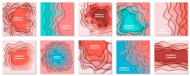 3D soyut kağıt sanat tarzı, iş sunumları, el ilanları, posterler, baskılar, Dekorasyon, kartları, broşür tasarım düzeni 