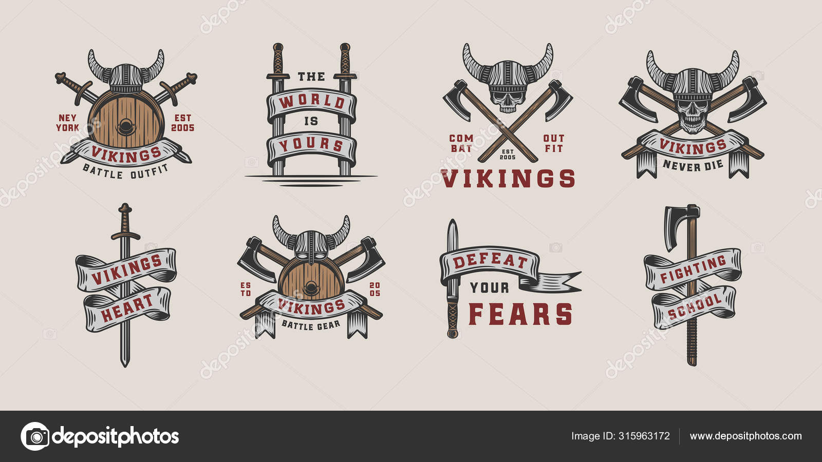 vikings vintage gear
