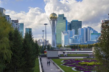 Central bulval in Astana. Kazakhstan. The photo was taken 30.09.2018 clipart