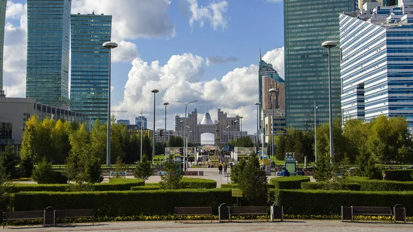 Центральный Бульвар Астане Казахстан Фото 2018 — стоковое фото