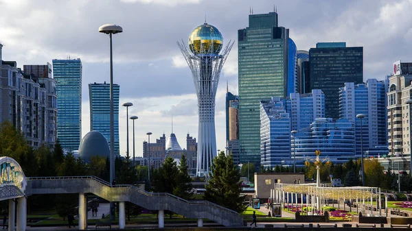 Bulval Central Astana Kazajstán Foto Fue Tomada 2018 — Foto de Stock