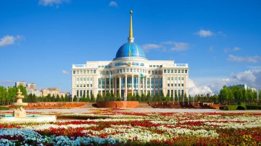 Akorda - Kazakistan cumhurbaşkanının evi..