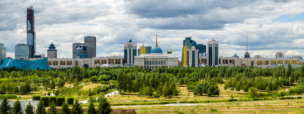 Ак Орда Президентский дворец в Нур-Султане (Астана), Казахстан. Photo taken 6 / 19 / 2020
