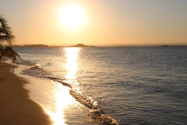 Puesta Sol Playa Brasileña — Foto de Stock