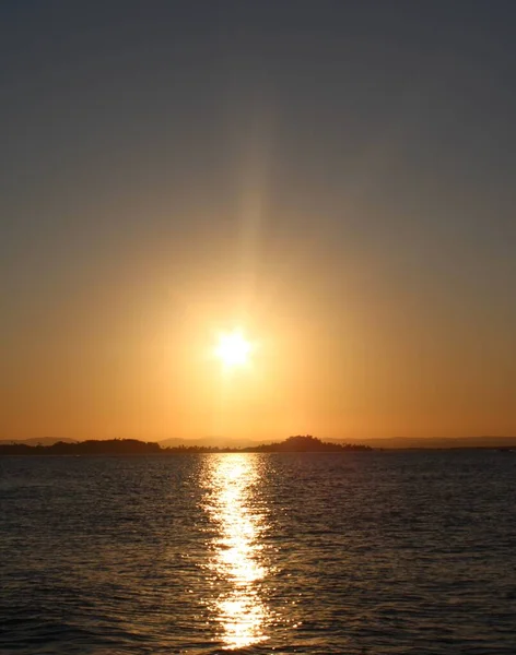 Sunset Brazilian Beach — Stock Photo, Image