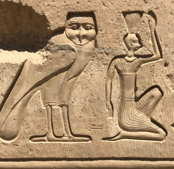 Αρχαίος Ναός Του Έντφου Στην Αίγυπτο — Φωτογραφία Αρχείου