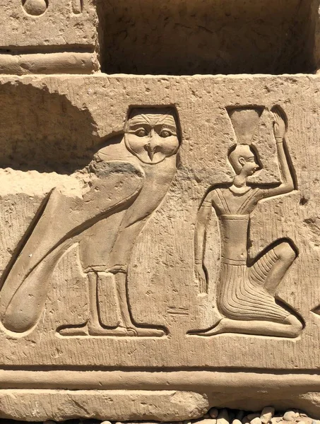 Mısır Daki Antik Edfu Tapınağı — Stok fotoğraf