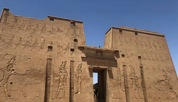 Ancient Temple Of Edfu In Egypt