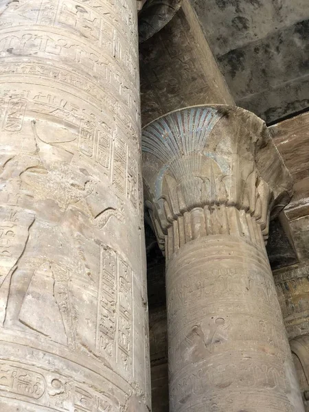 Ancient Temple Edfu Egypt — Stock Photo, Image