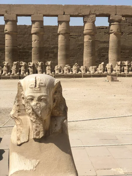 Acient Temple Louxor Egypte — Photo