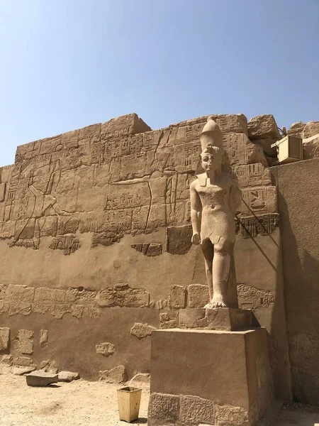 Древний Город Египетском Луксоре — стоковое фото