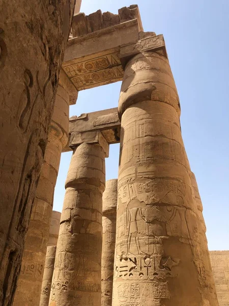 Древний Город Египетском Луксоре — стоковое фото