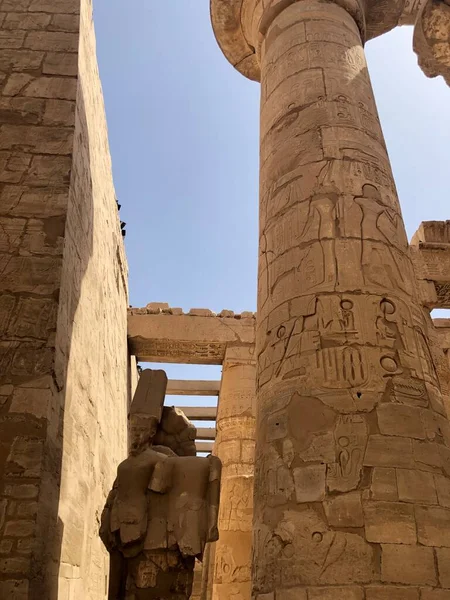 Acient Temple Louxor Egypte — Photo