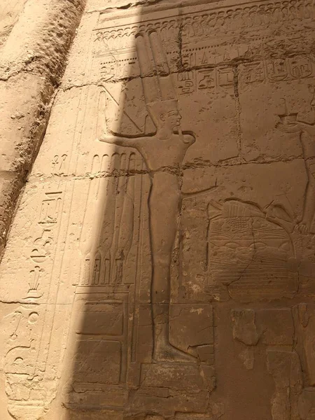 Luxor Mısır Daki Acient Tapınağı — Stok fotoğraf