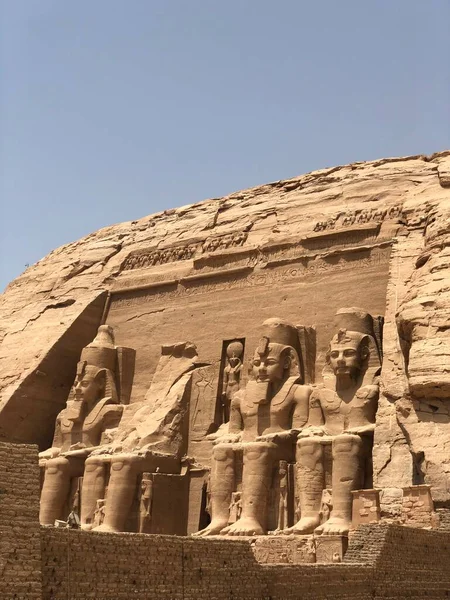 Ancient Abu Simbel Temple Egypt — Stock Photo, Image