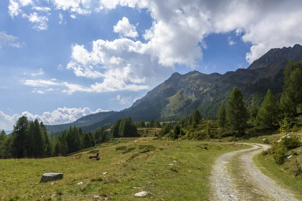 Yaz aylarında İtalyan alp manzara
