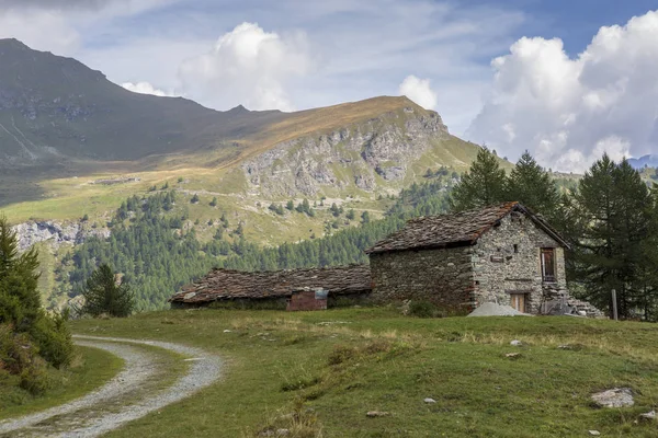 Yaz aylarında İtalyan alp manzara