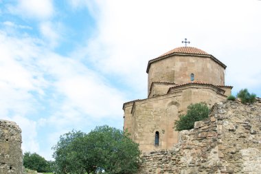 Mtsheta, Georgia. Antik Dünya Mirası, Gürcü Ortodoks Jvari Manastırı .