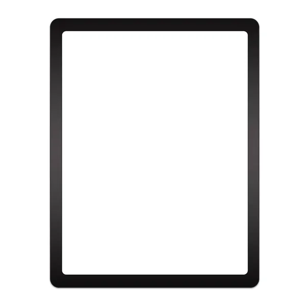 Tablet Isolated White Background — Stock Photo, Image