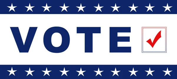 2020 Bandiera Elettorale Presidenziale Degli Stati Uniti America Con Stelle — Foto Stock