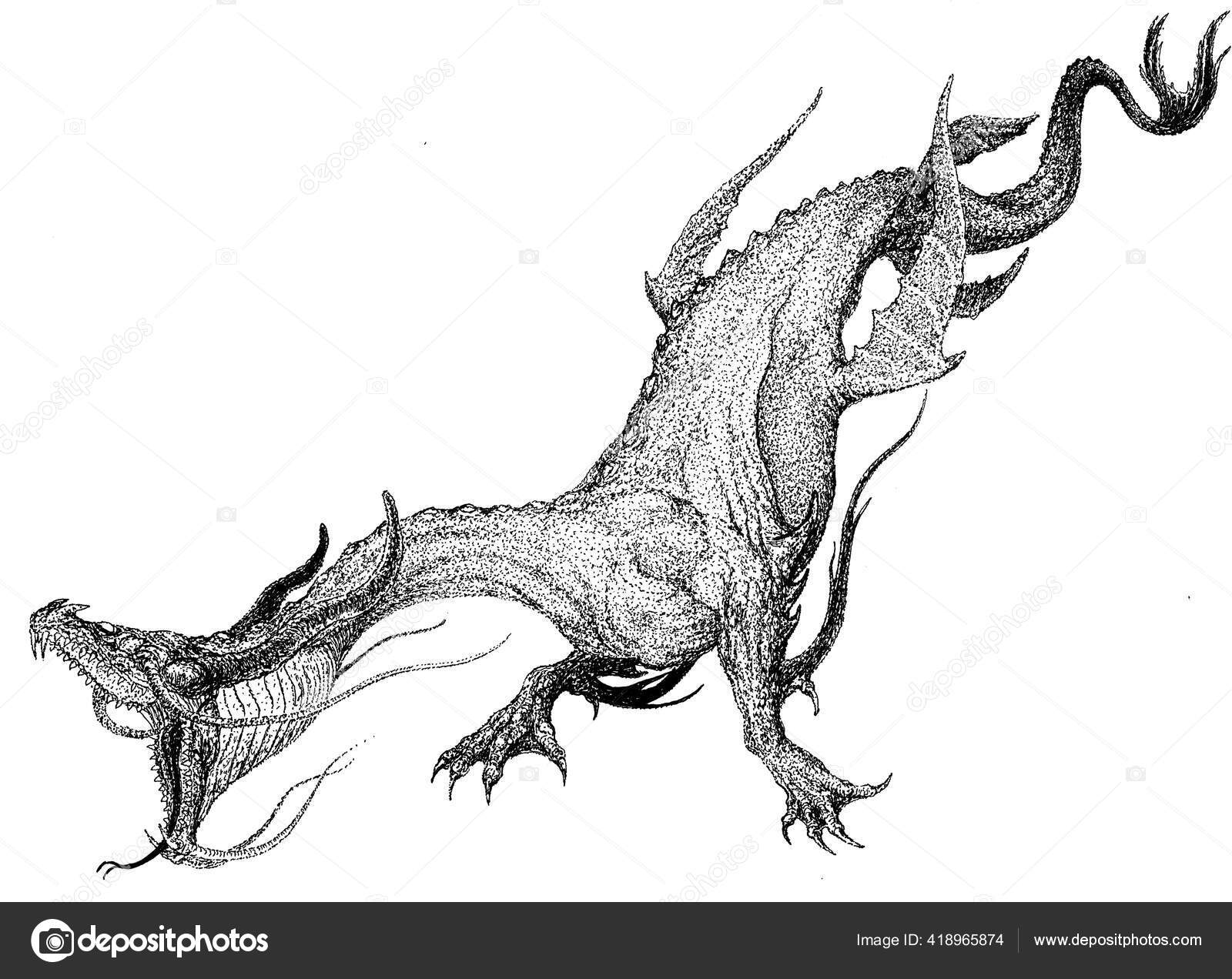 Dragão De Desenho Animado Com Asas Coloridas E Uma Cauda Rosa PNG , Dragão  De Desenho Animado,, image size:1600x1272