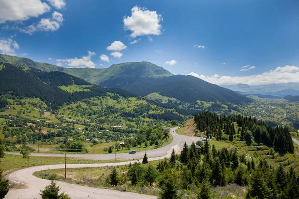 Yeşil dağ ve vadinin manzarası, Savsat, Artvin