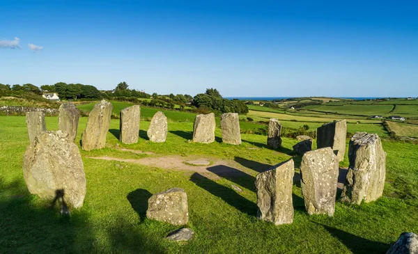Dromberg Megalithic Circle Também Conhecido Como Altar Druida County Cork Imagens De Bancos De Imagens
