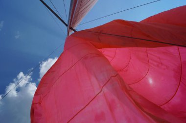 Gökyüzünde renkli uçurtma