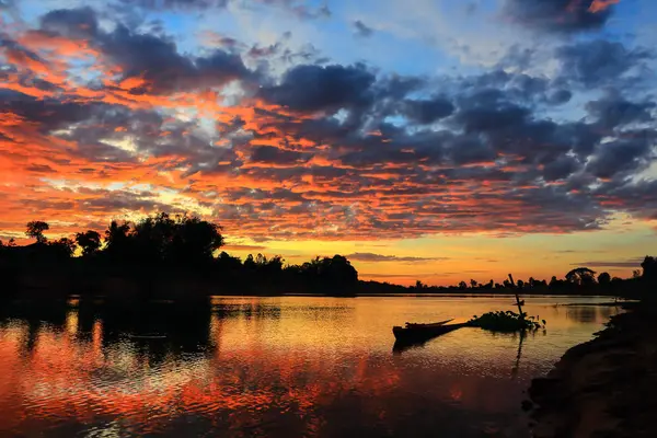 Hermosa Atmósfera Del Cielo Amanecer — Foto de Stock