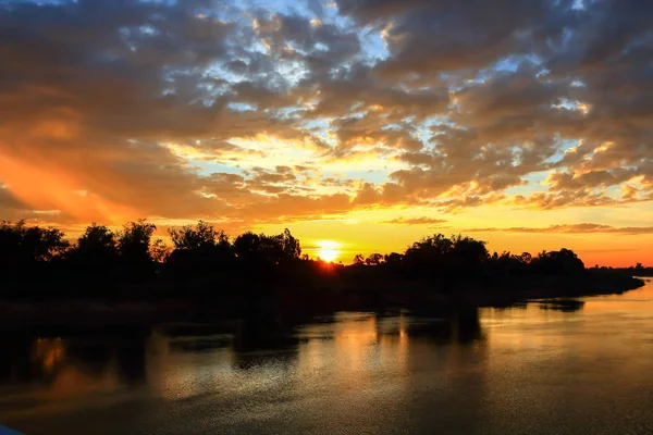 Hermosa Atmósfera Del Cielo Amanecer — Foto de Stock